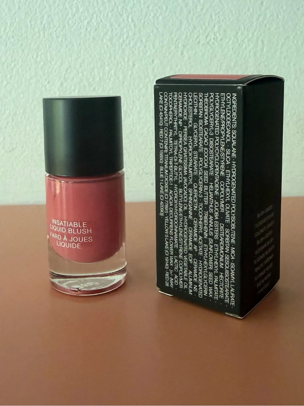 NARS Insatiable Liquid Blush — Orgasm Fantasy (peachy pink)new 5ml